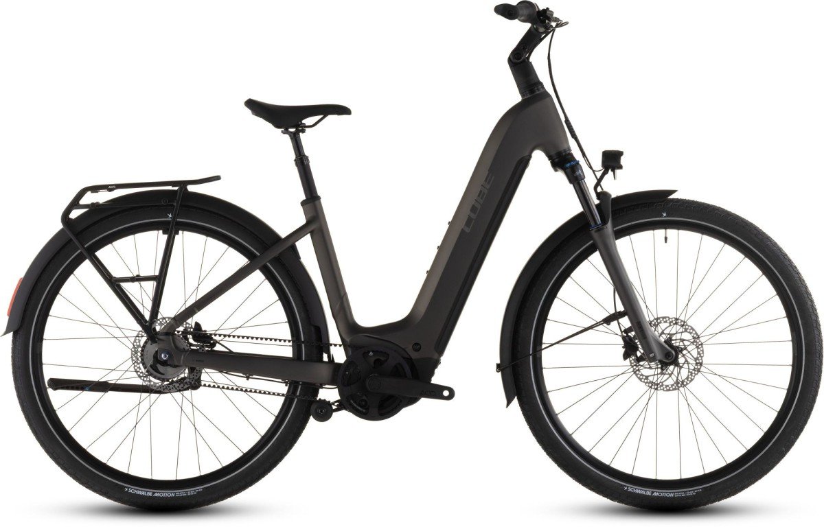 Cube Touring Hybrid Comfort SLX 800 CHARCOAL/CHROME Dames